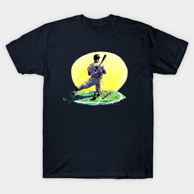 Mantle On Deck T-Shirt by CraigMahoney